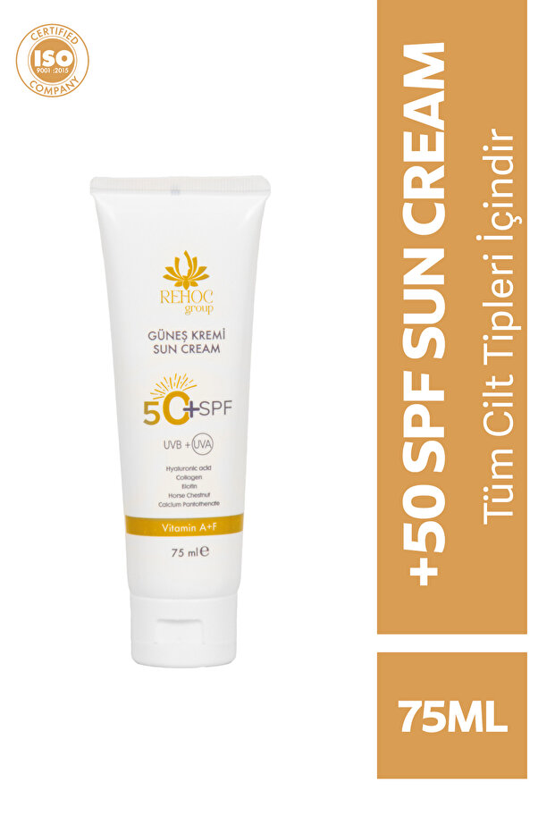 Güneş Kremi SPF 50+ Yüksek Koruma - Vitamin A+F